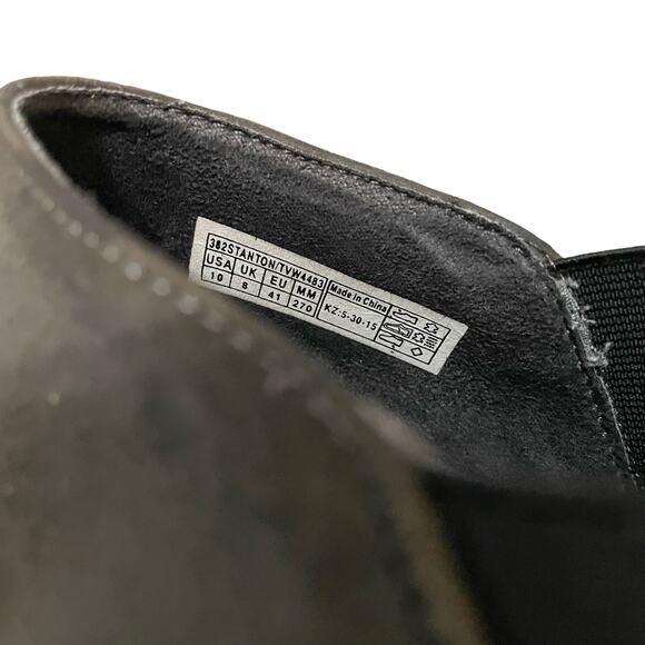 Vionic Elevated Stanton Slate Grey Suede Wedge Ankle Boots Booties - Size 10 - Picture 6 of 11